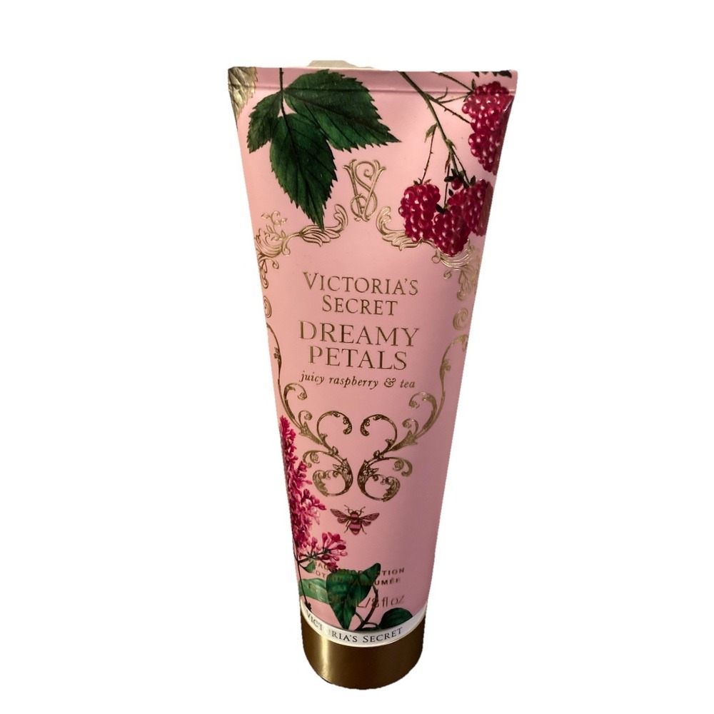 Victoria's Secret Body Lotion Dreamy Petals Juicy Raspberry & Tea 8fl Sealed